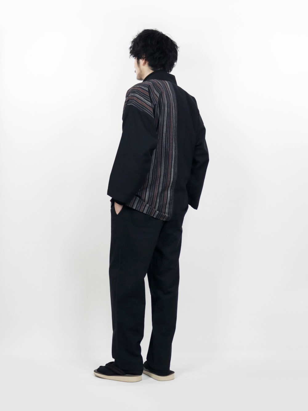 メンズ作務衣 樹亜羅 綿100％ L