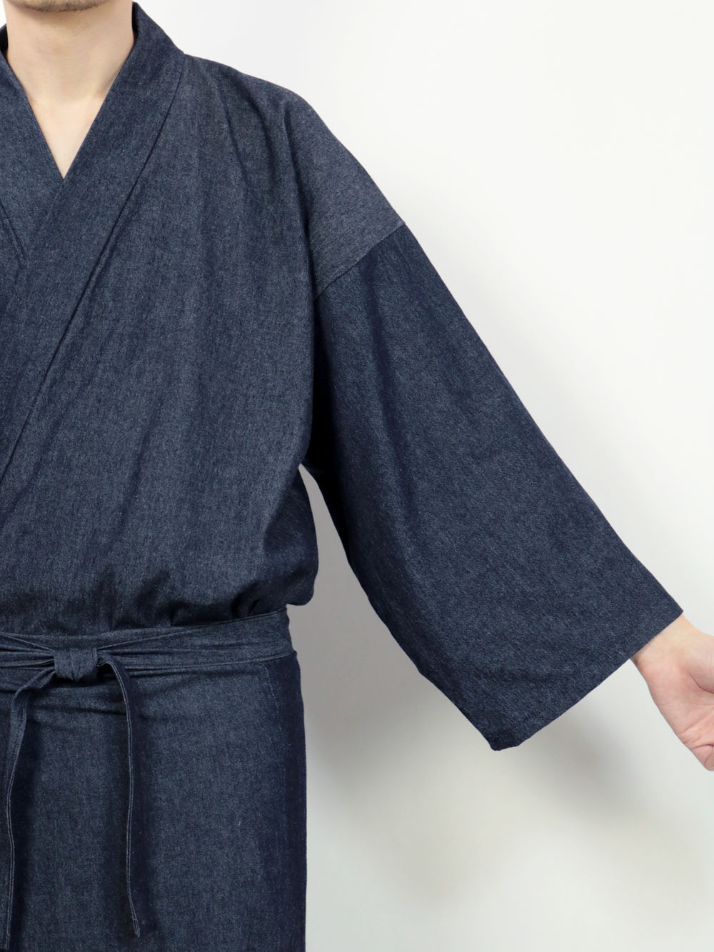 【限定】メンズ二部式着物 デニム
