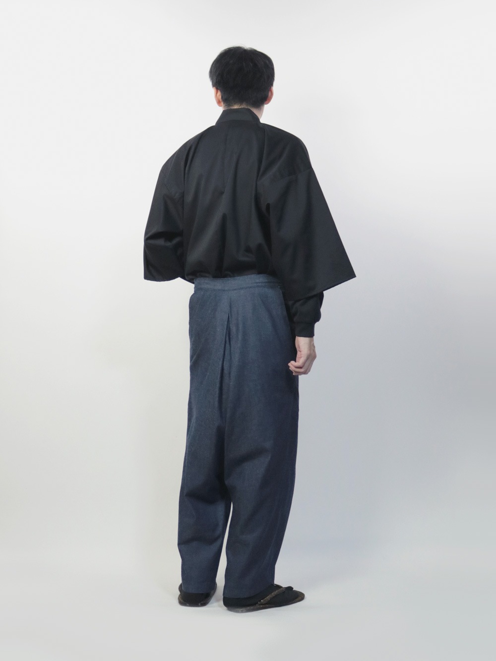 【復刻受注生産】筒袖上衣 ブラック