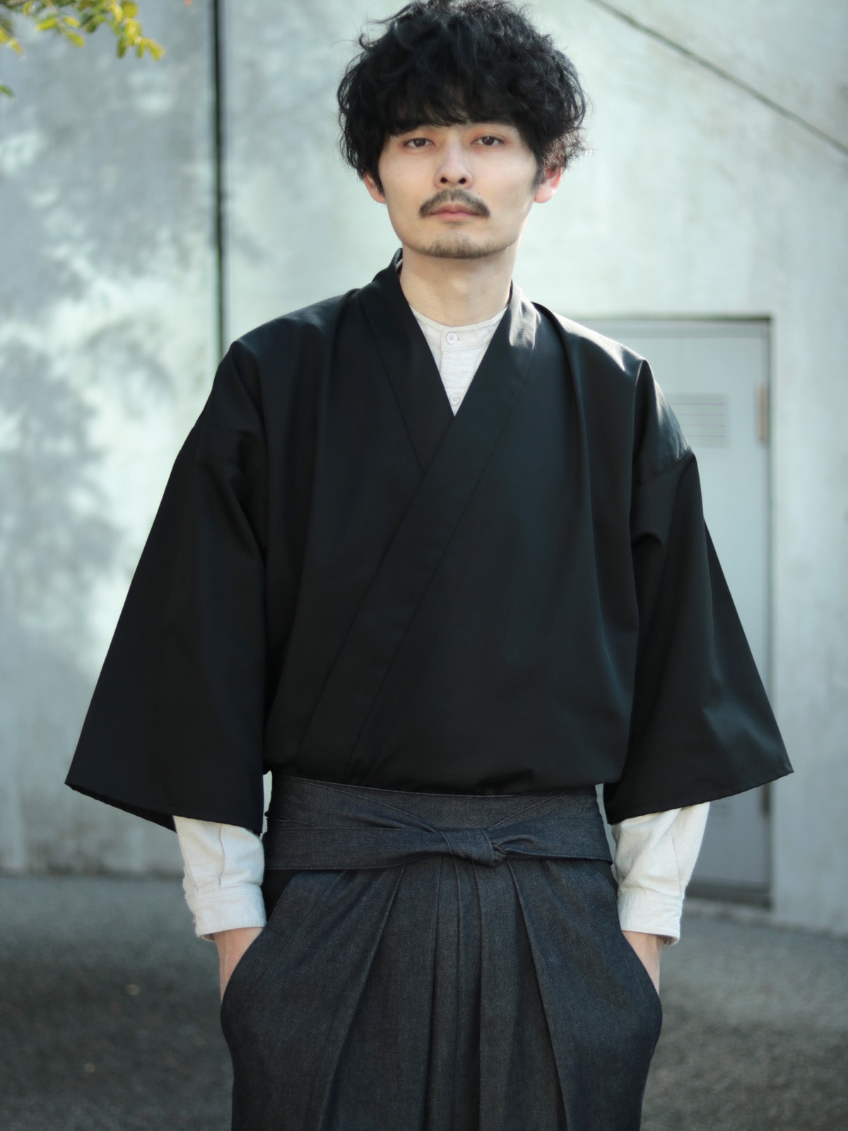 【復刻受注生産】筒袖上衣 ブラック