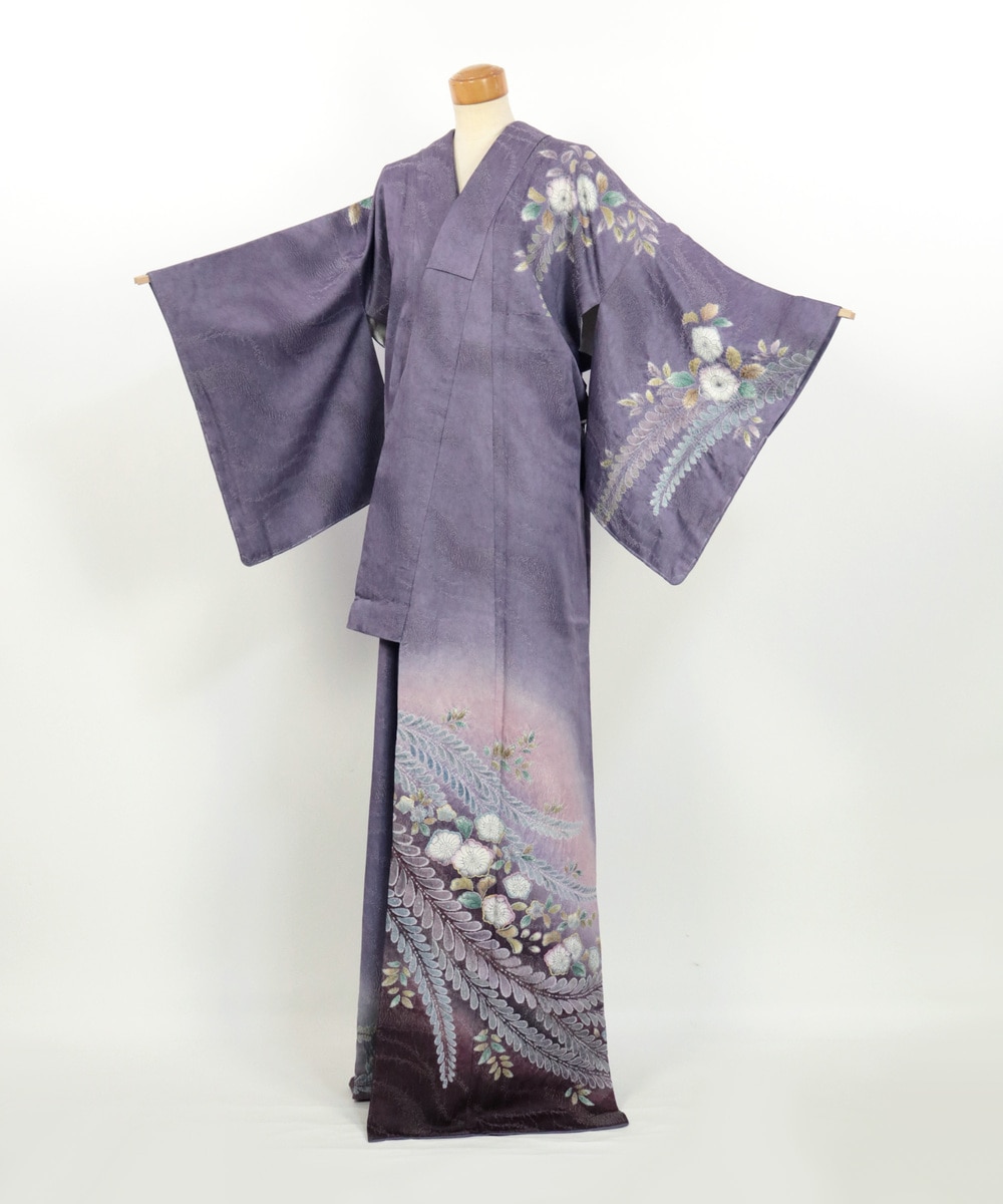 【リユース】訪問着：辻ヶ花模様／2505091