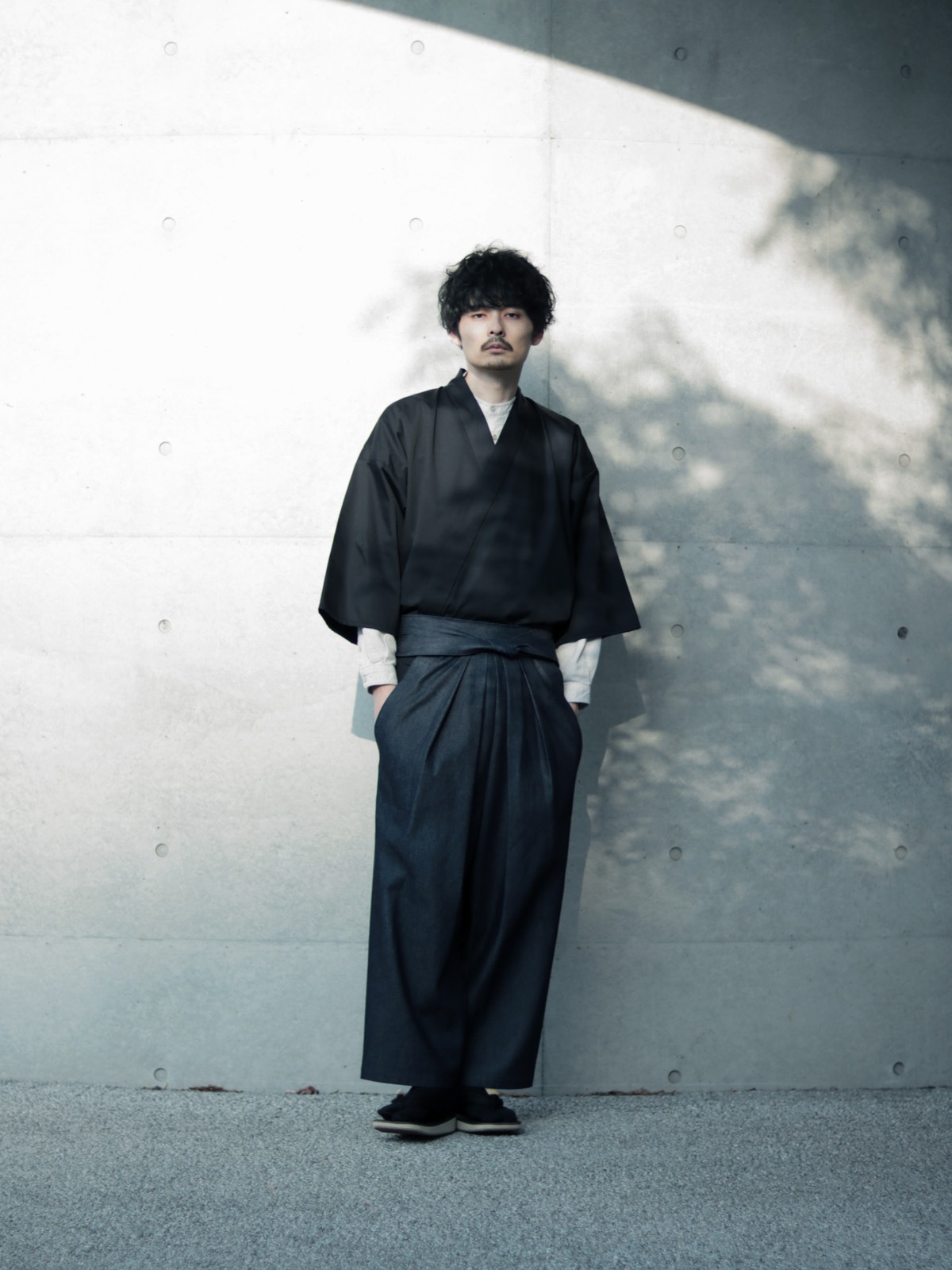 筒袖上衣＆チノばかまセット