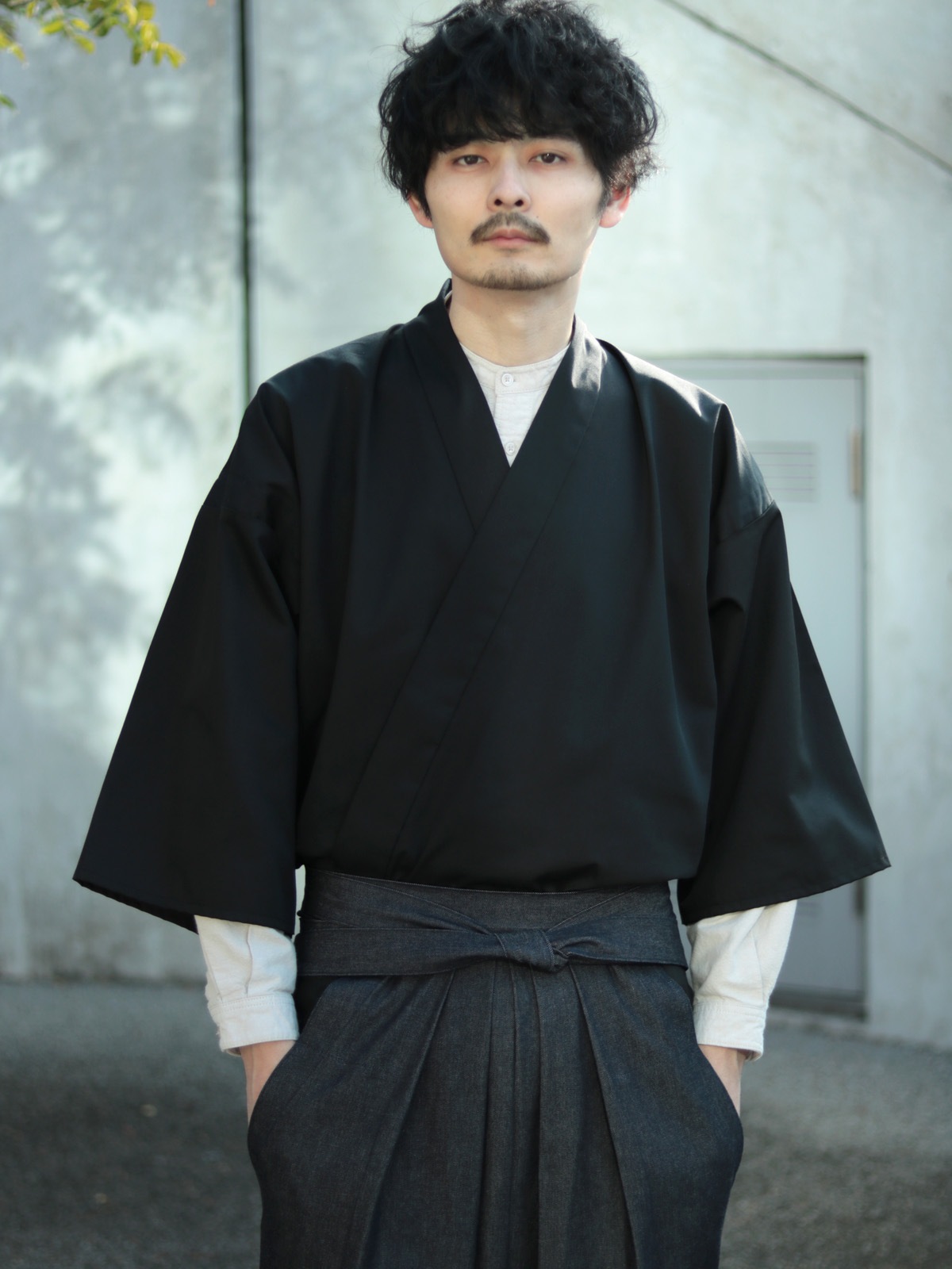 筒袖上衣＆チノばかまセット