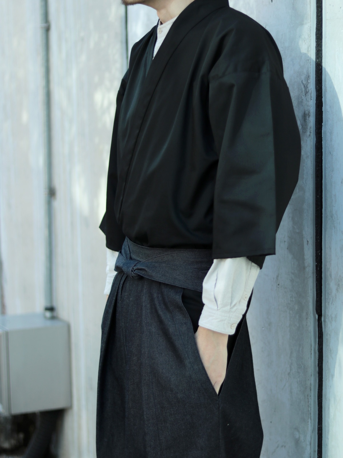 筒袖上衣＆チノばかまセット