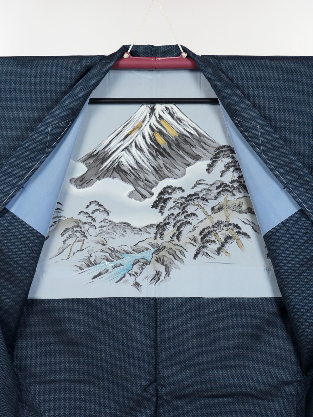 【リユース】大島紬アンサンブル 5点セット