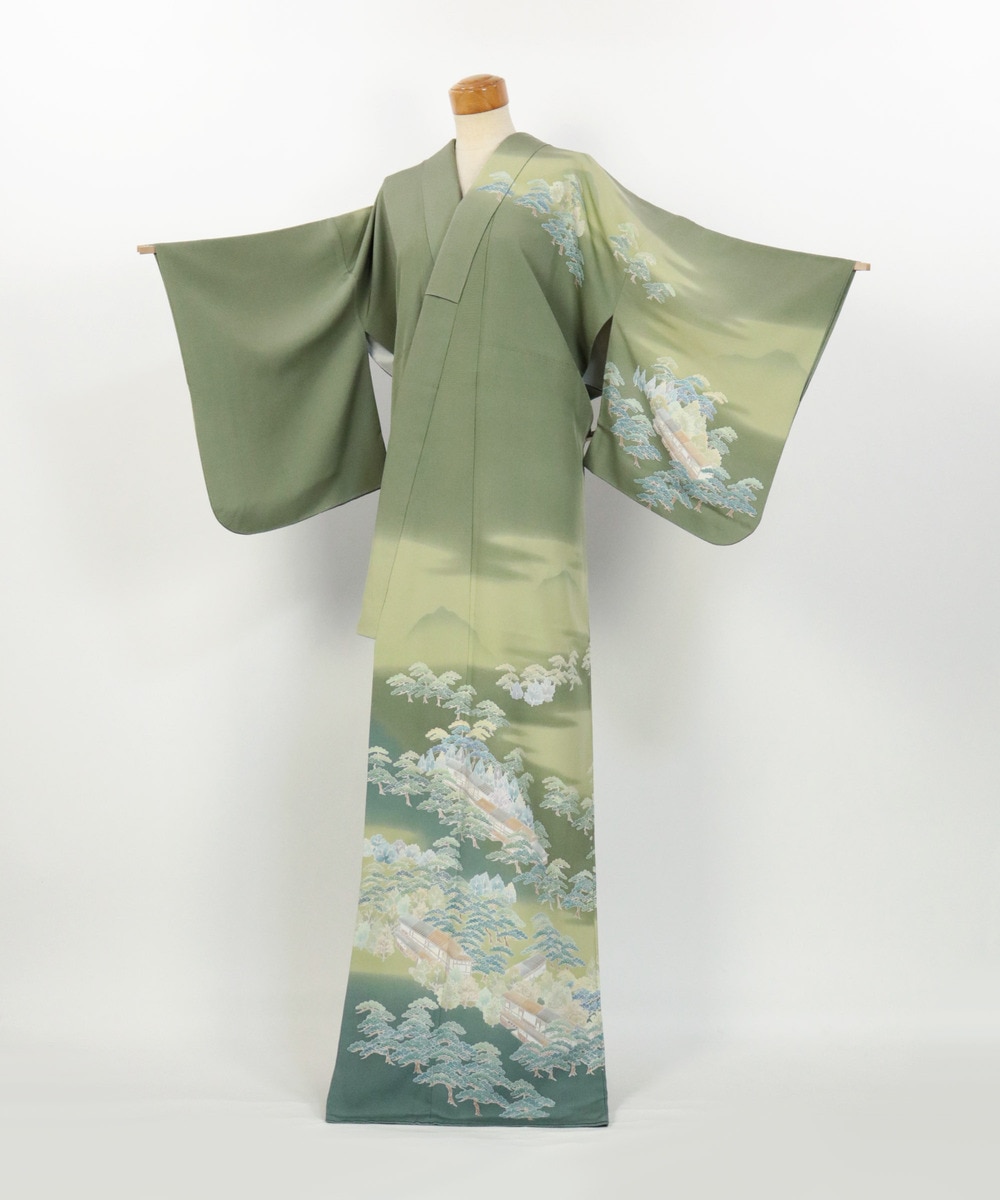 【リユース】訪問着:加賀友禅作家物/2506251