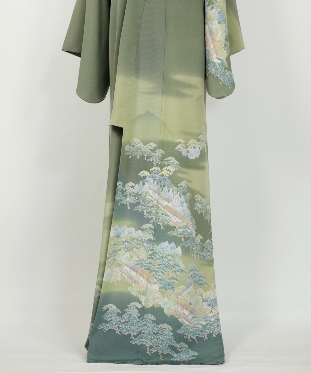 【リユース】訪問着:加賀友禅作家物/2506251