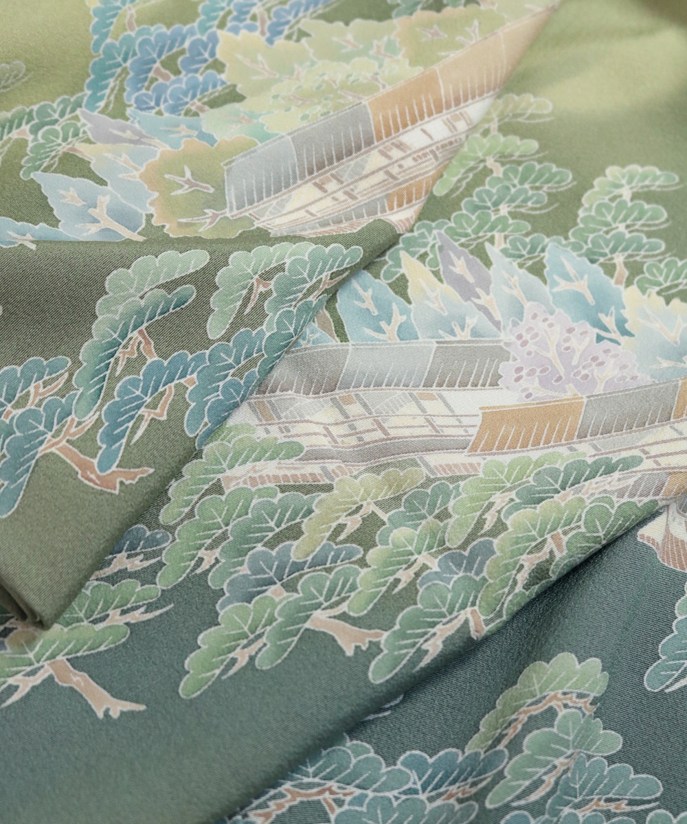 【リユース】訪問着:加賀友禅作家物/2506251