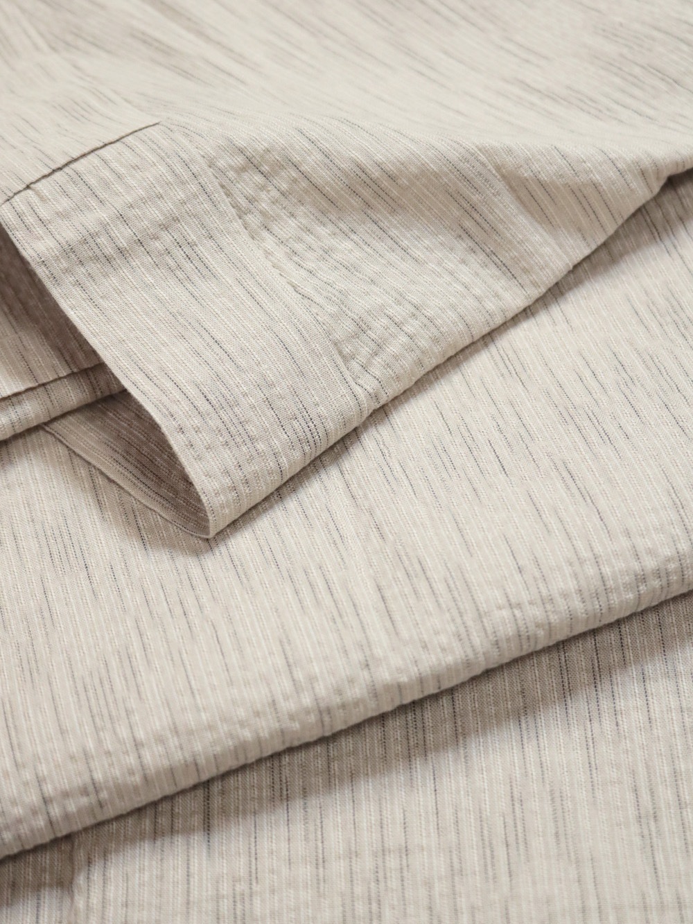 綿100% しじら メンズ浴衣 ベージュ