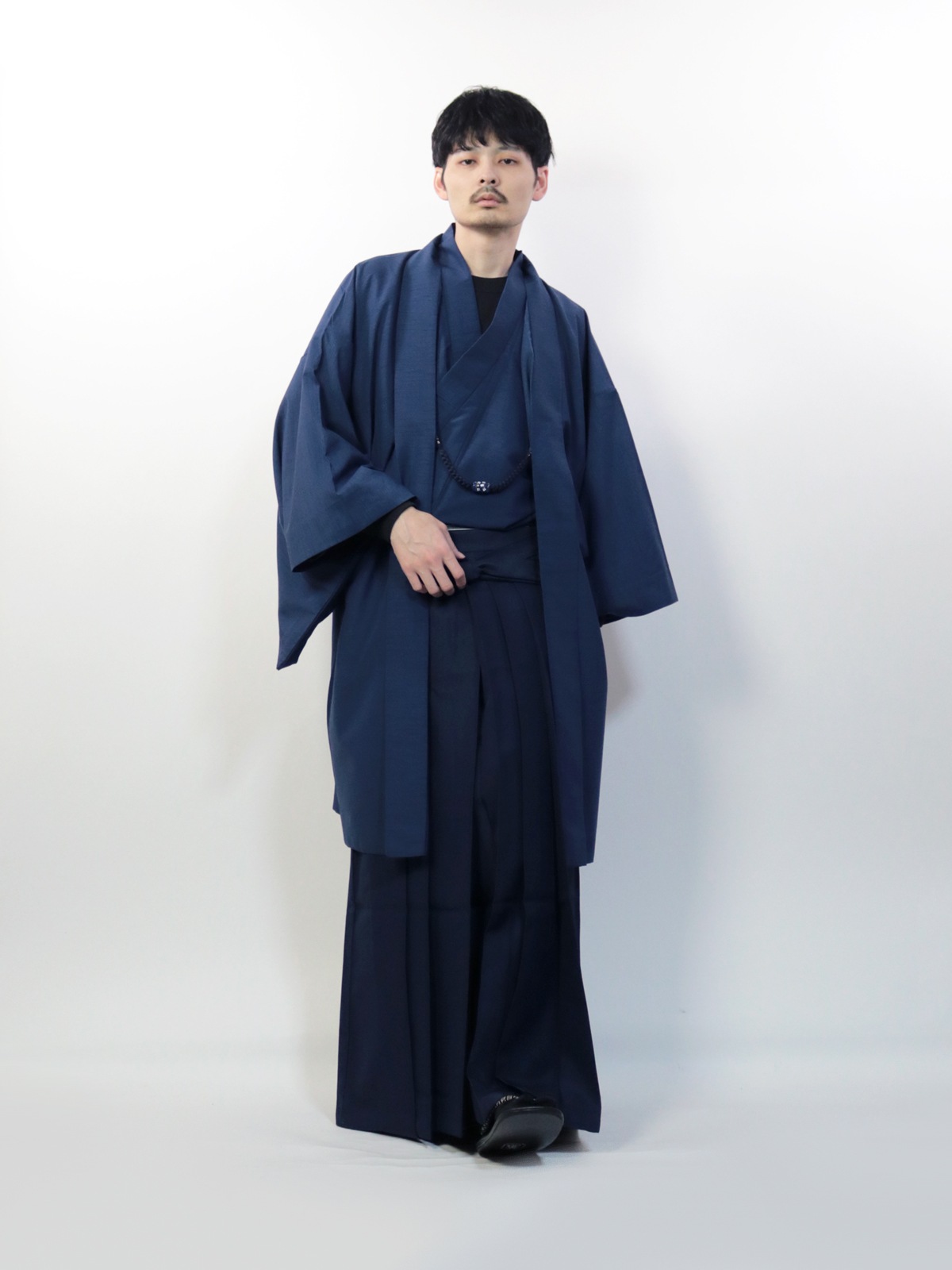 洗える馬乗り袴 ネイビー