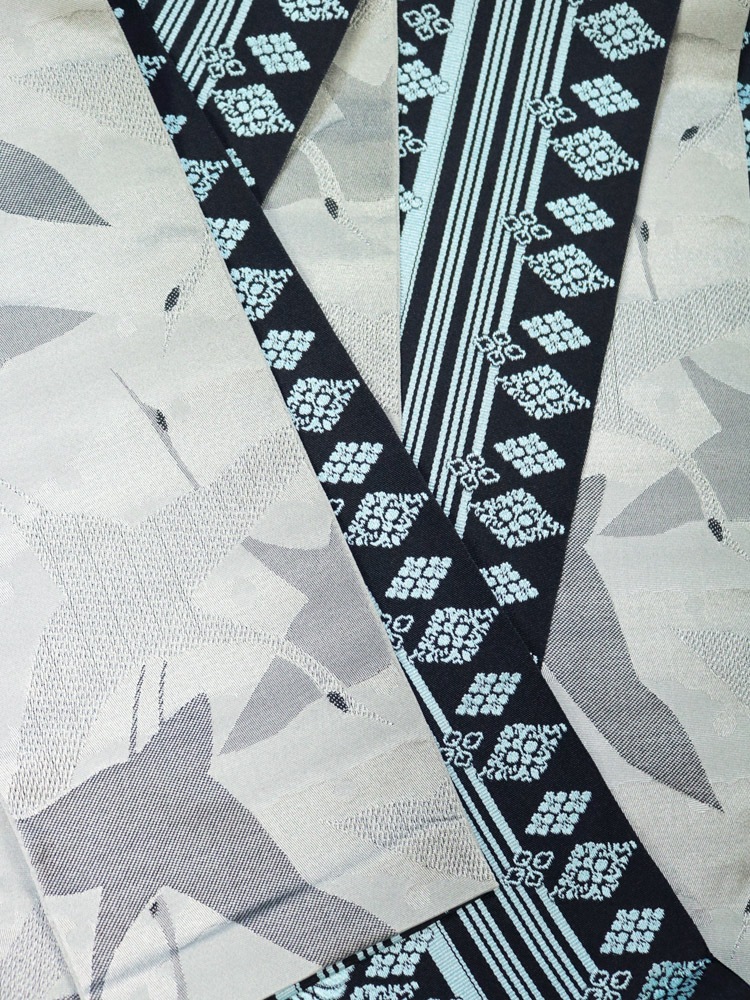 半巾帯 花菱／飛鶴 日本製