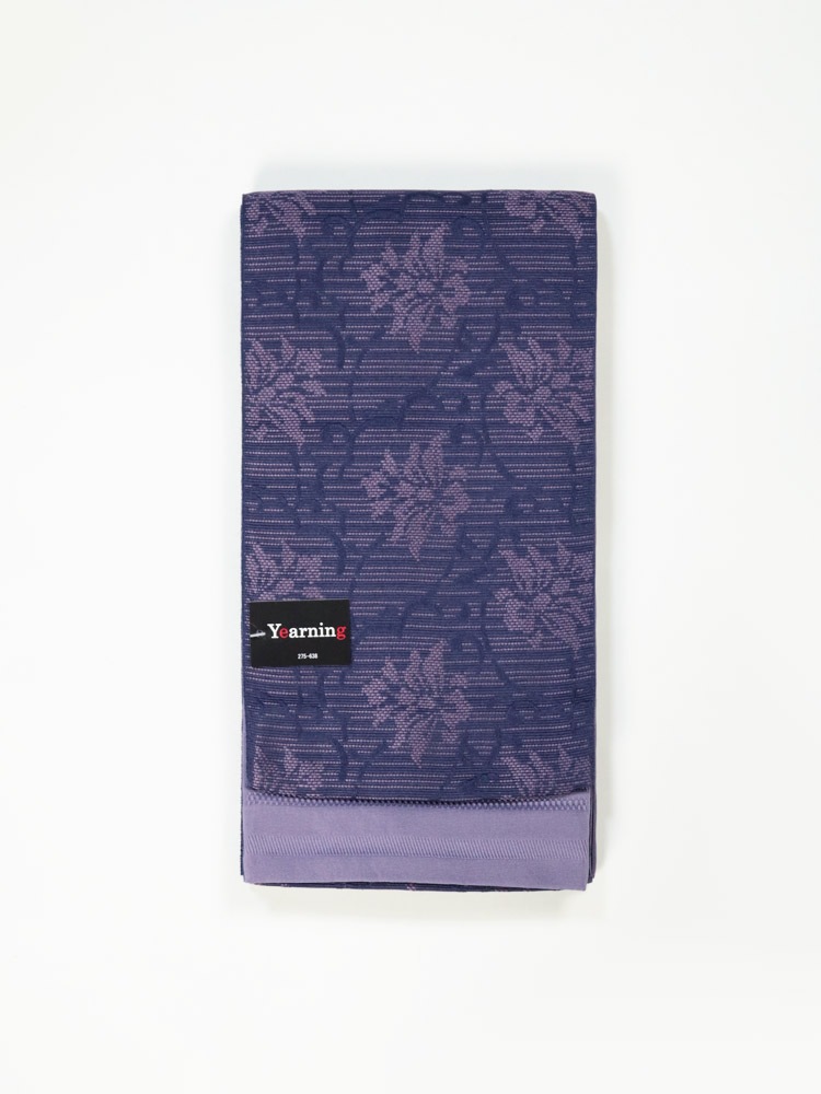 半巾帯 更紗調／縞 日本製