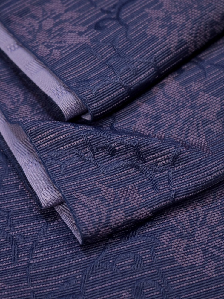 半巾帯 更紗調／縞 日本製