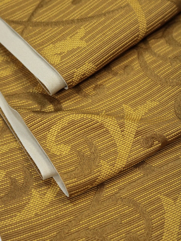 半巾帯 更紗調／菊 日本製