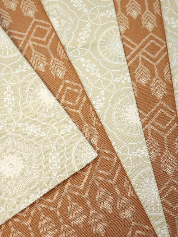 半巾帯 鏡面／矢羽根 日本製