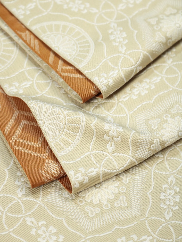 半巾帯 鏡面／矢羽根 日本製