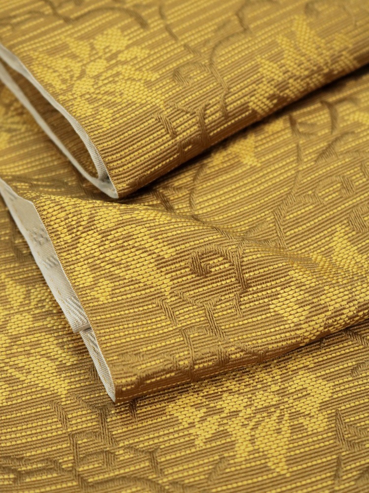 半巾帯 更紗調／縞 日本製