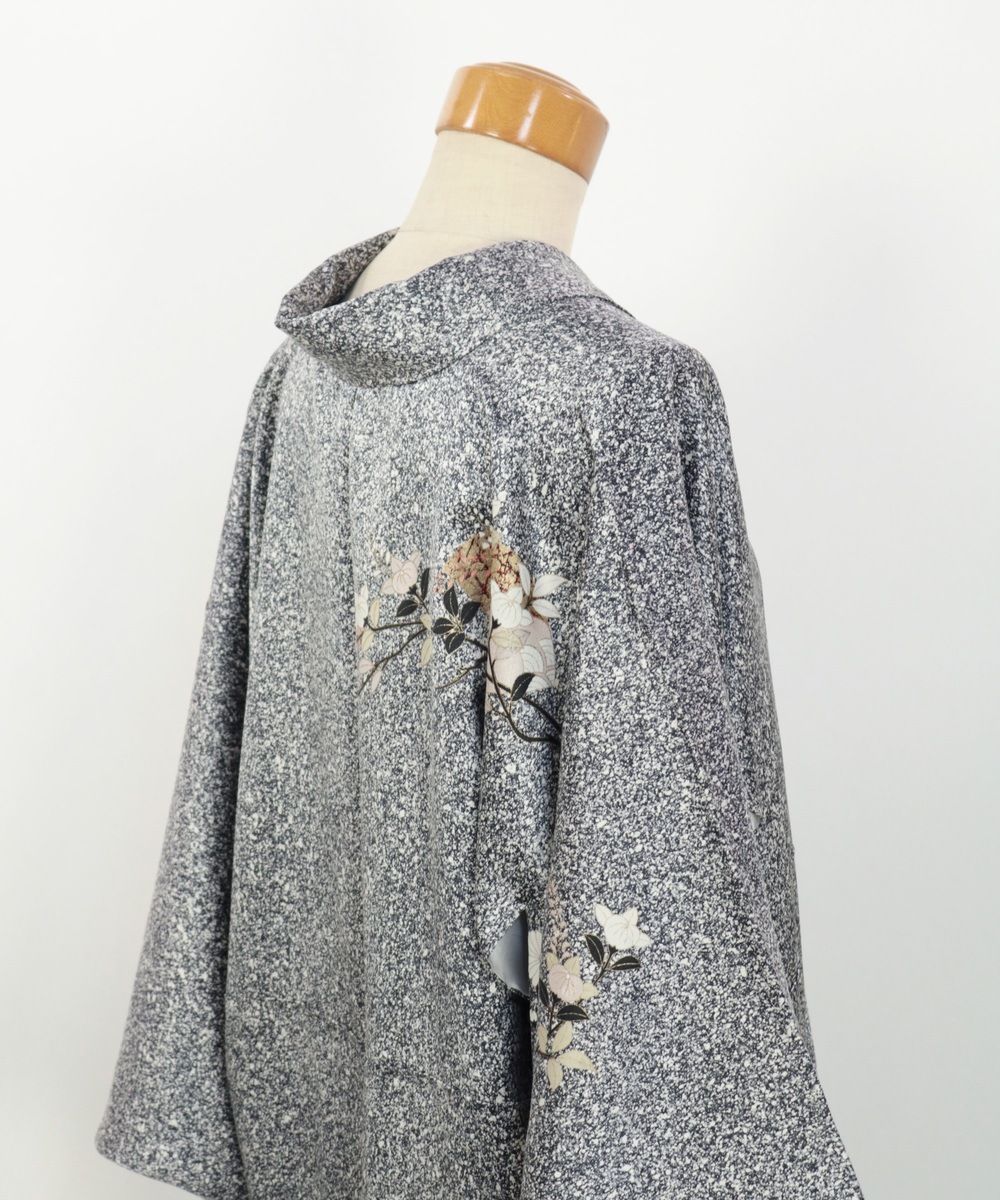 【リユース】訪問着：扇と花文様／2504233