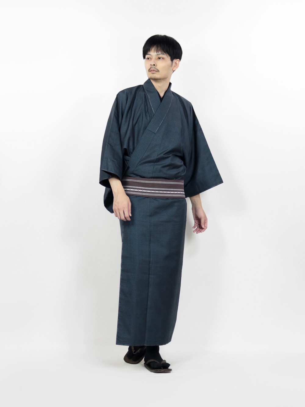 リユース】男物 本場大島紬 アンサンブル 山水羽裏 | リユース