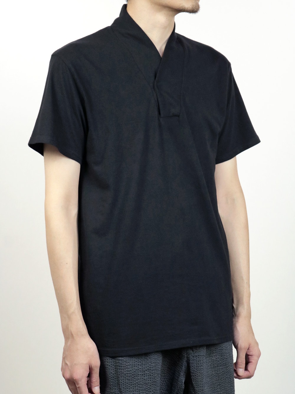 Tシャツ襦袢 ブラック