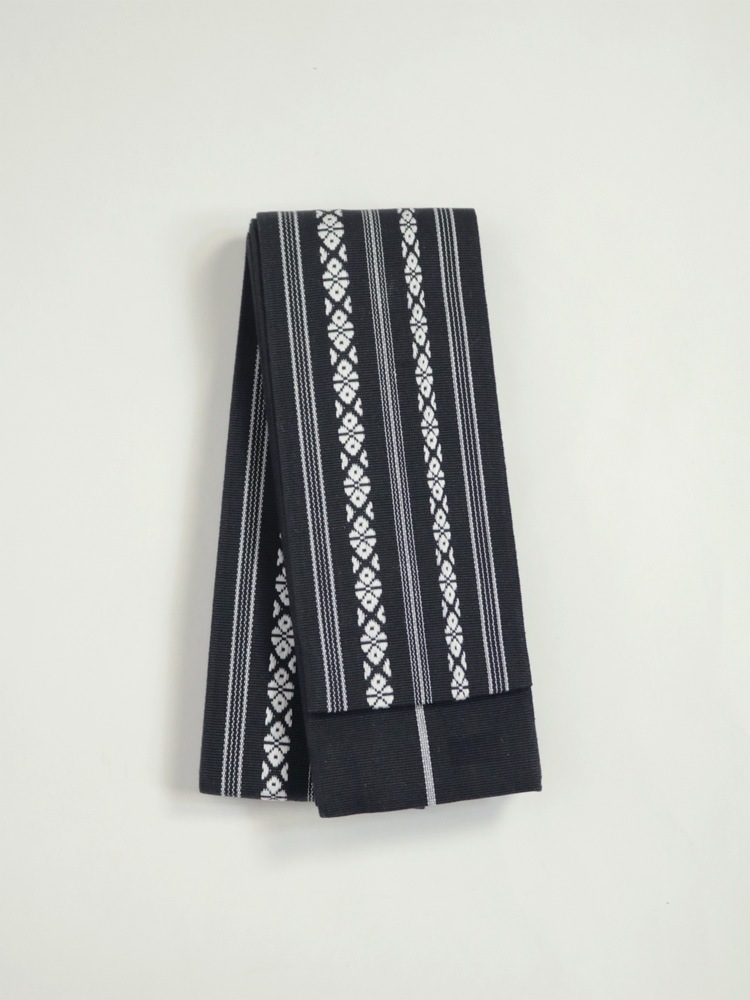 角帯 献上柄 黒 日本製