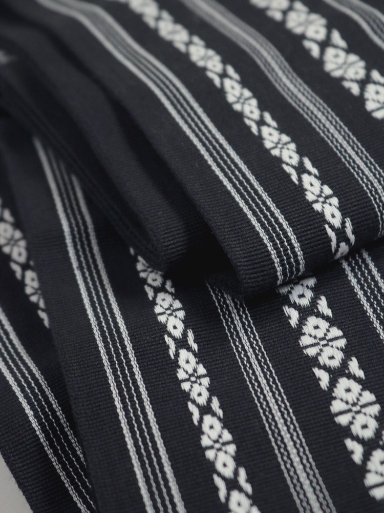 角帯 献上柄 黒 日本製