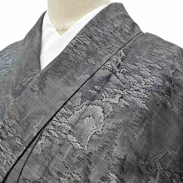 着物リメイク泥大島紬紬 マルキ生地よりリバ―シブルコ―ト正絹♡ 着物リメイク泥大島紬紬 マルキ生地よりリバ―シブルコ―ト正絹