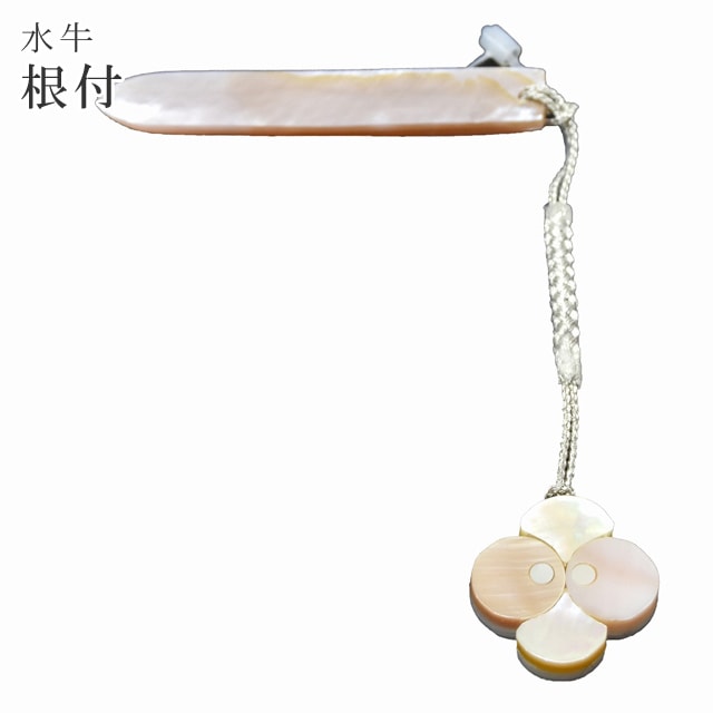 根付 帯飾り 水牛 花 ピンク ストラップ チャーム ギフト