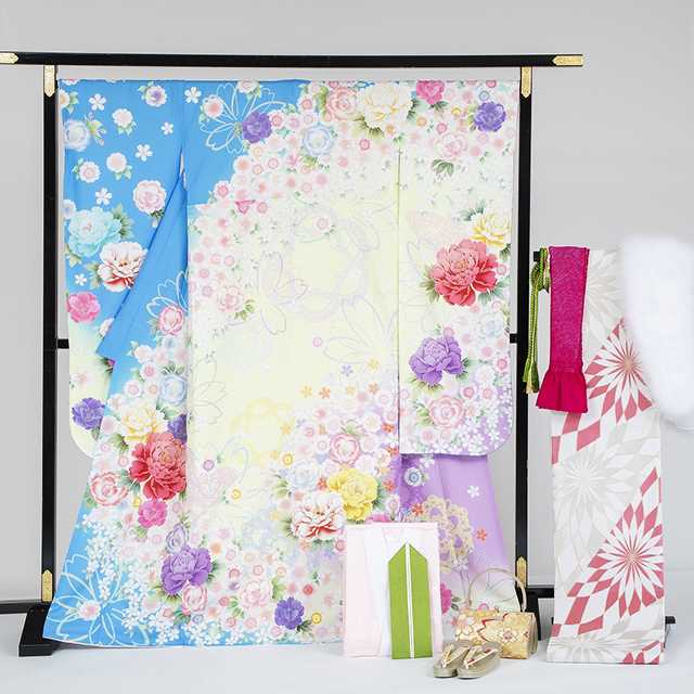 振袖 帯 長襦袢 帯締め 帯揚げ 重ね衿 ショール 草履バッグ 8点セット