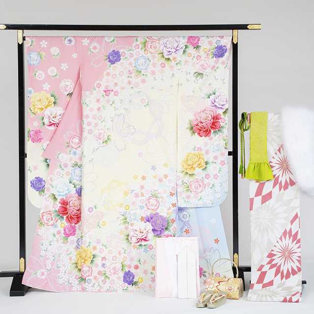 振袖　長襦袢　袋帯　帯締　帯揚　重衿　ショール　草履バック（156〜170） 振袖長襦袢袋帯帯締帯揚重衿ショール草履バック（156〜170）