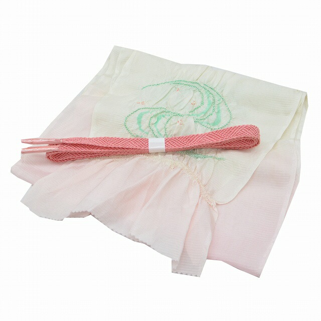 帯締め 帯揚げ セット 夏物 正絹 小紋 紬 着物 絽 絞り ピンク 白系 特品
