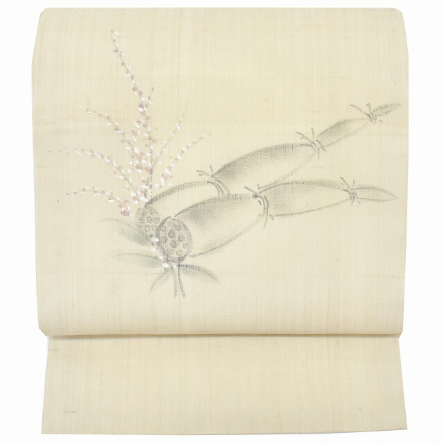 20%OFF☆P10倍／名古屋帯 夏物 リサイクル帯 仕立て上がり 正絹 九寸