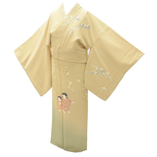 SALE 2/6 12時～☆20%OFF／訪問着 リサイクル着物 正絹 仕立て上がり