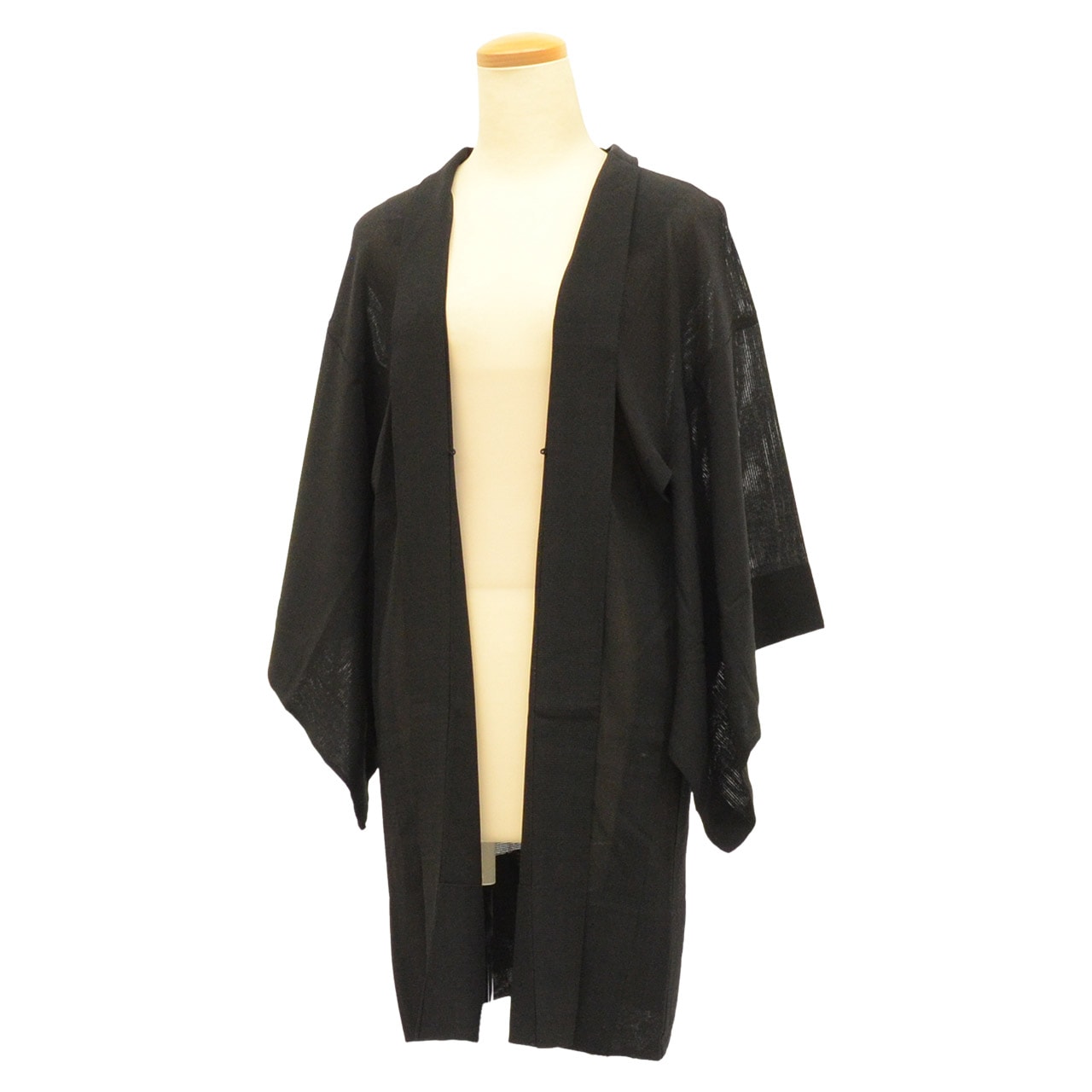 長羽織 リサイクル着物 正絹 絹 SILK シルク 絽 身丈88cm 裄丈65.5cm 