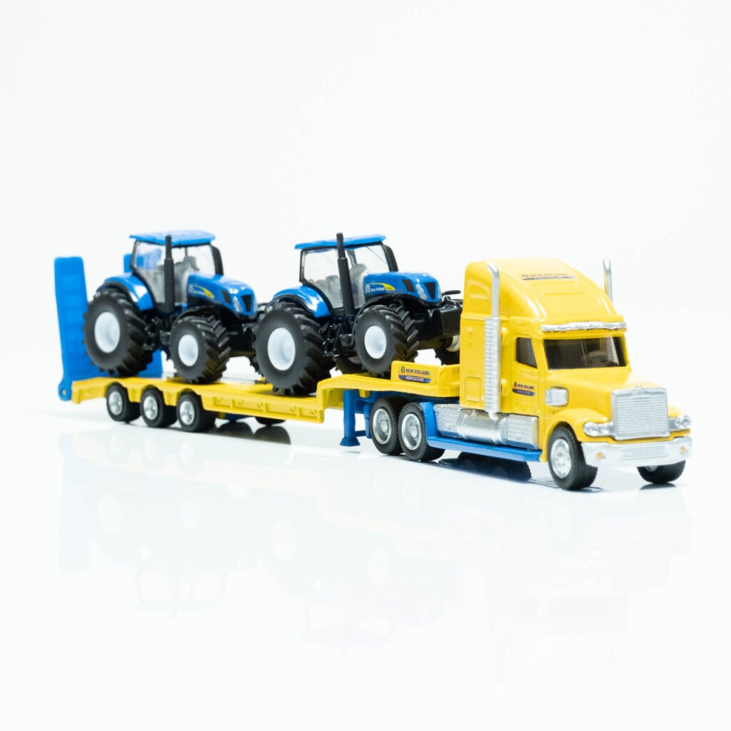 SK1805 New holland トレーラー トラクター2台積載 1/87ｽｹｰﾙ | 小物