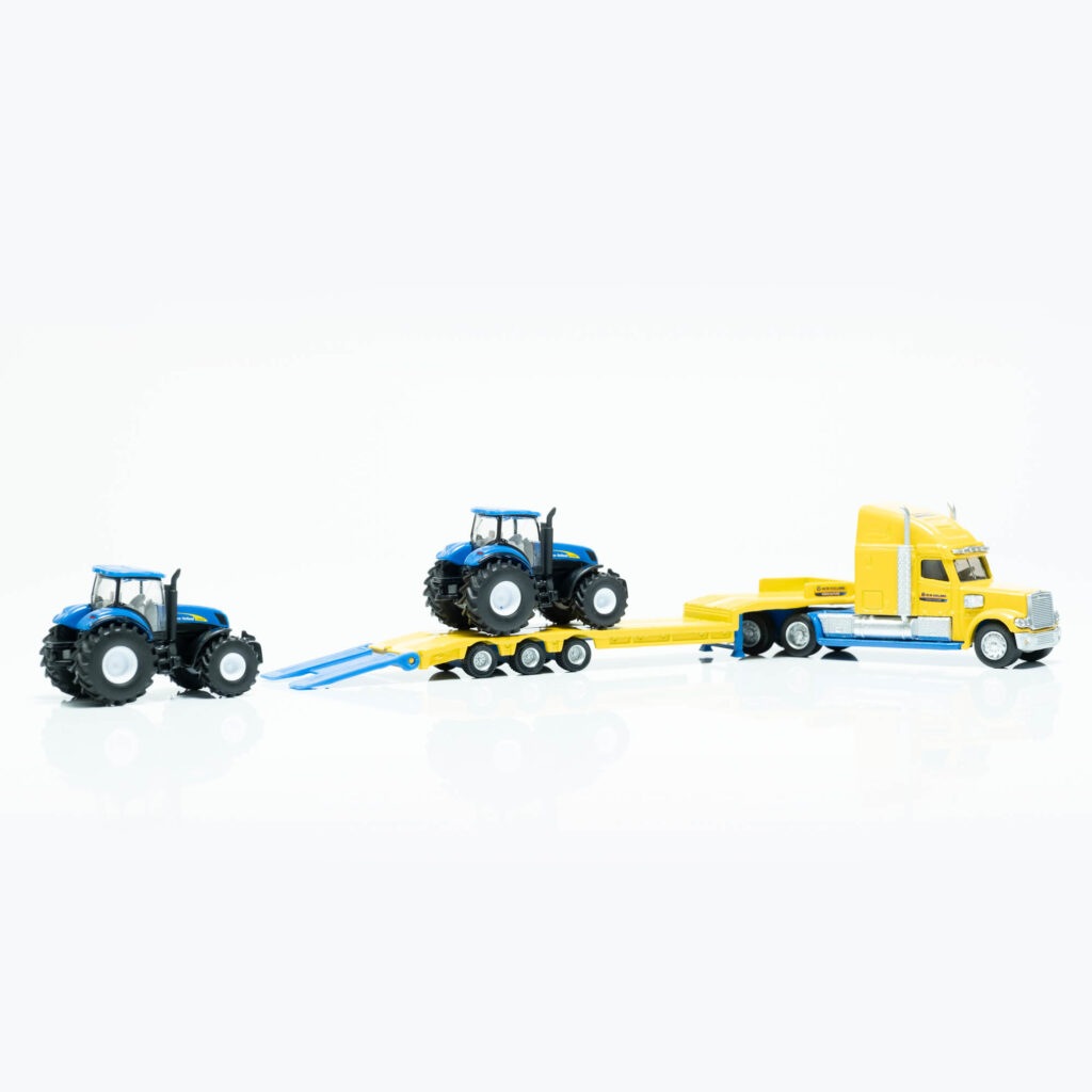 SK1805 New holland トレーラー トラクター2台積載 1/87ｽｹｰﾙ | 小物