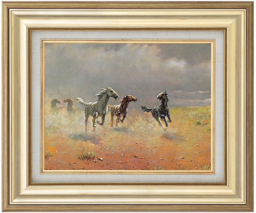 複製名画　アルボー「荒野の群馬」（SMサイズ）【ポイント５％還元中】|複製名画　ゴッホ、モネなど海外画家をご紹介|アートの友社
