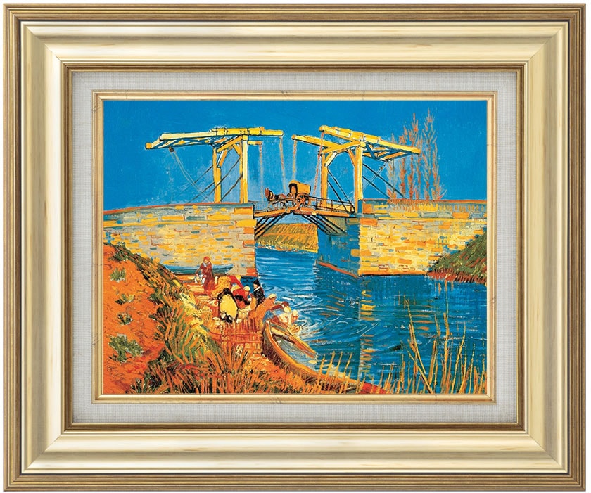 複製名画　ゴッホ「アルルの跳ね橋（馬車）」（SMサイズ）【ポイント５％還元中】|複製名画　ゴッホ、モネなど海外画家をご紹介|アートの友社
