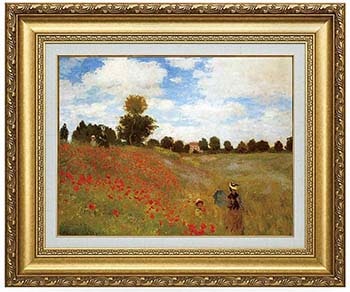 モネ 「ひなげし」 6号 立体複製名画【ポイント5％還元中】 : ホーリ