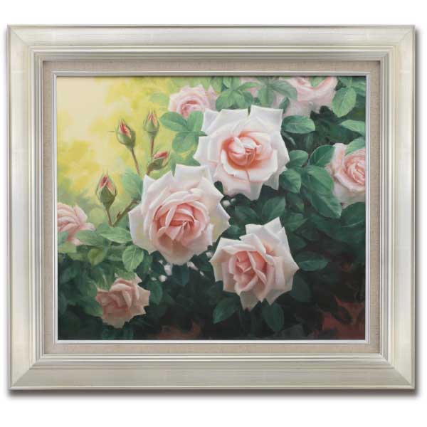 肉筆油彩画 薔薇 F10号【ポイント5％還元中】 : ホーリ通信