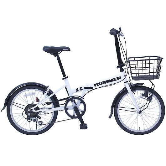ハマー20インチ折畳MTB 6段ギア・ロック・ライト付 HUMMER FDB206SF 