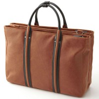バジェックス ヴィンテージ 2WAY ビジネス トート ショルダーバッグ 2ルーム オレンジ|鞄・財布|ネット限定商品