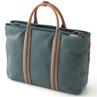 バジェックス ヴィンテージ 2WAY ビジネス トート ショルダーバッグ 2ルーム ブルー|鞄・財布|ネット限定商品
