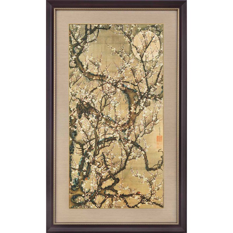 Mydoso公式アカウント04　掛軸 何香凝 梅花図 掛軸（複製品） 0000000119052_6rYIFZ4.jpg