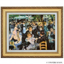 ルノワール 作品 ムーラン・ド・ラ・ギャレット 4号 立体複製名画 絵画 額付き インテリア|複製名画　ゴッホ、モネなど海外画家をご紹介|アートの友社