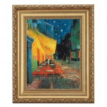 ゴッホ 「夜のカフェテラス」 4号 立体複製名画 美術品 レプリカ 【ポイント５％還元中】|複製名画　ゴッホ、モネなど海外画家をご紹介|アートの友社