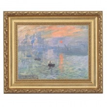 モネ 「印象‐日の出」 4号 立体複製名画 美術品 レプリカ 【ポイント５％還元中】|複製名画　ゴッホ、モネなど海外画家をご紹介|アートの友社