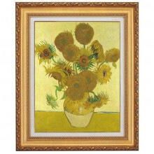 ゴッホ「ひまわり」 4号サイズ 立体複製名画 美術品 レプリカ 【ポイント５％還元中】|複製名画　ゴッホ、モネなど海外画家をご紹介|アートの友社