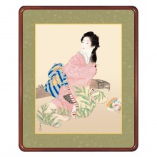 上村松園 作品 「娘深雪」 高級額装 壁掛け インテリア|絵画|アートの友社