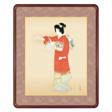 上村松園 作品 「序の舞」 高級額装 壁掛け インテリア【ポイント５％還元中】